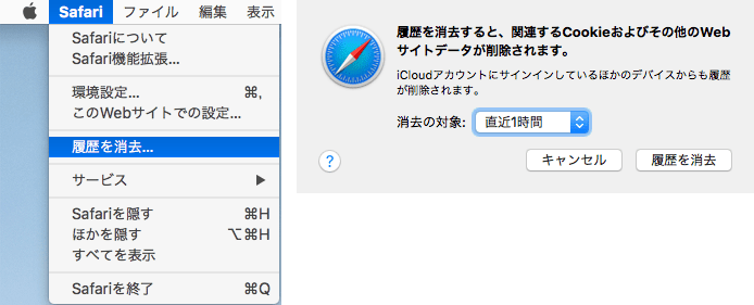 Mac Safariのキャッシュ Webサイトデータ削除方法 D Box