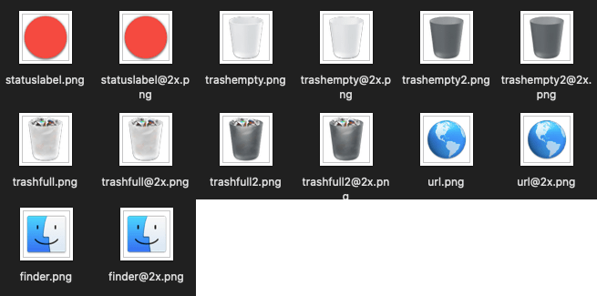 Mac-Dock.app-ゴミ箱・Finderアイコン